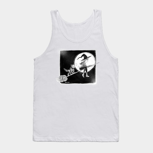 Moonlight Flight Tank Top by radiochio